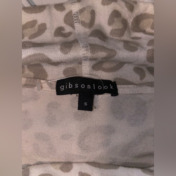 Nwt Gibsonlook Leopard Sweater Size S - Picture 4 of 7